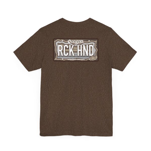 Oregon RCK HND Thunderegg State Rock License Plate Shirt - Image 24