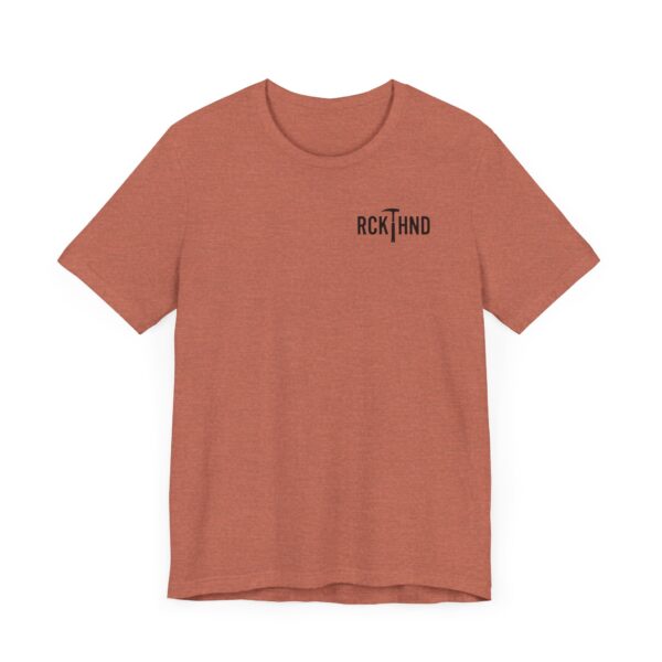 Oregon RCK HND Thunderegg State Rock License Plate Shirt - Image 3
