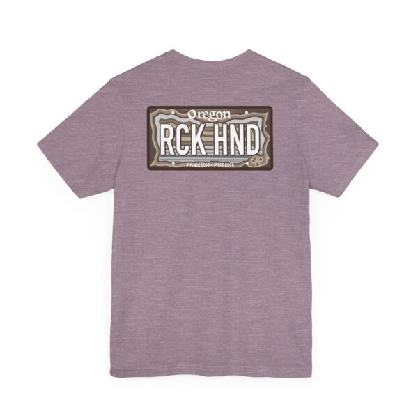 Oregon RCK HND Thunderegg State Rock License Plate Shirt - Image 48