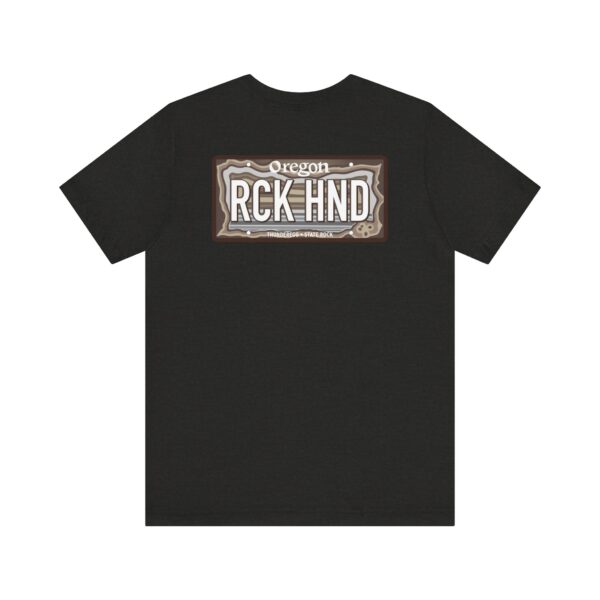 Oregon RCK HND Thunderegg State Rock License Plate Shirt - Image 26
