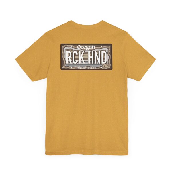 Oregon RCK HND Thunderegg State Rock License Plate Shirt - Image 16