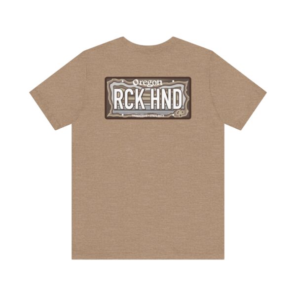 Oregon RCK HND Thunderegg State Rock License Plate Shirt - Image 10