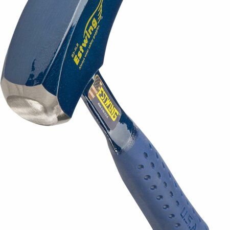 Drilling/Crack Hammer - 3-Pound Sledge with Forged Steel Construction & Shock Reduction Grip - Estwing - B3-3LB