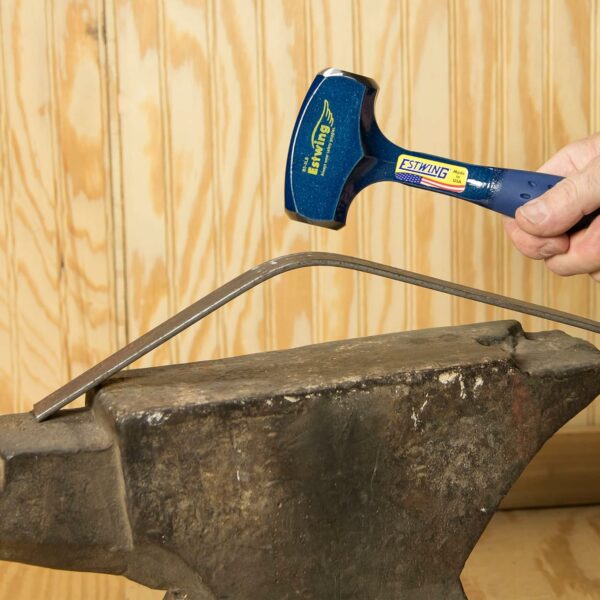 Drilling/Crack Hammer - 3-Pound Sledge with Forged Steel Construction & Shock Reduction Grip - Estwing - B3-3LB - Image 6