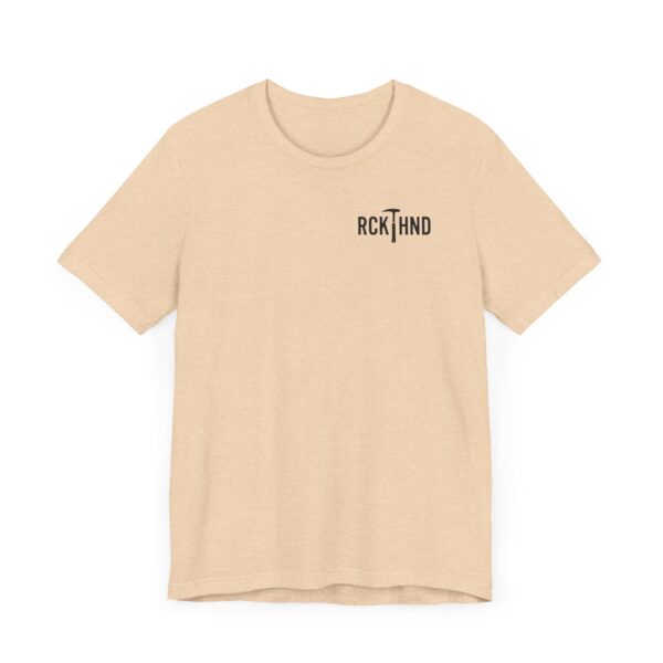 Oregon RCK HND Thunderegg State Rock License Plate Shirt - Image 7