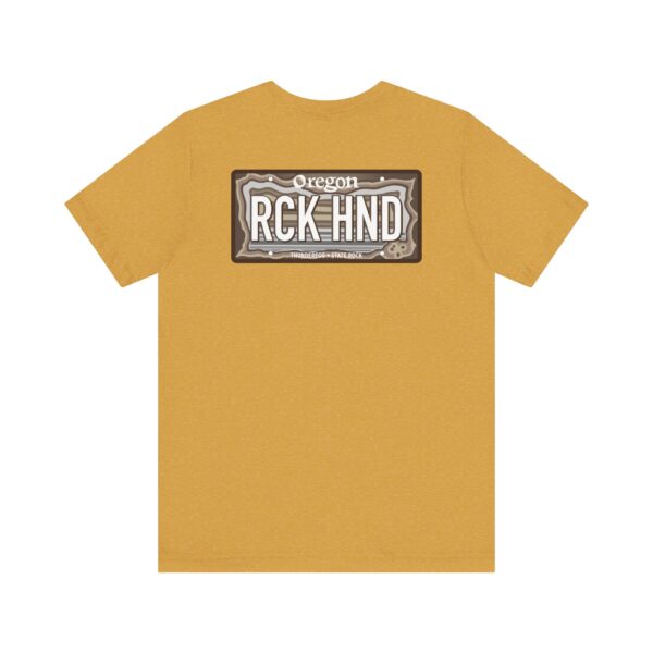Oregon RCK HND Thunderegg State Rock License Plate Shirt - Image 14