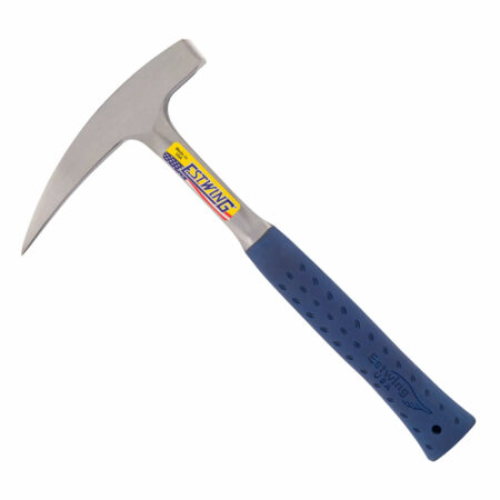 Rock Pick - 22 oz Geology Hammer with Pointed Tip & Shock Reduction Grip - Estwing - E3-22P
