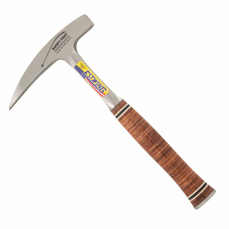 Rock Pick - 30 oz Geology Hammer with Pointed Tip & Genuine Leather Grip - Estwing - E30