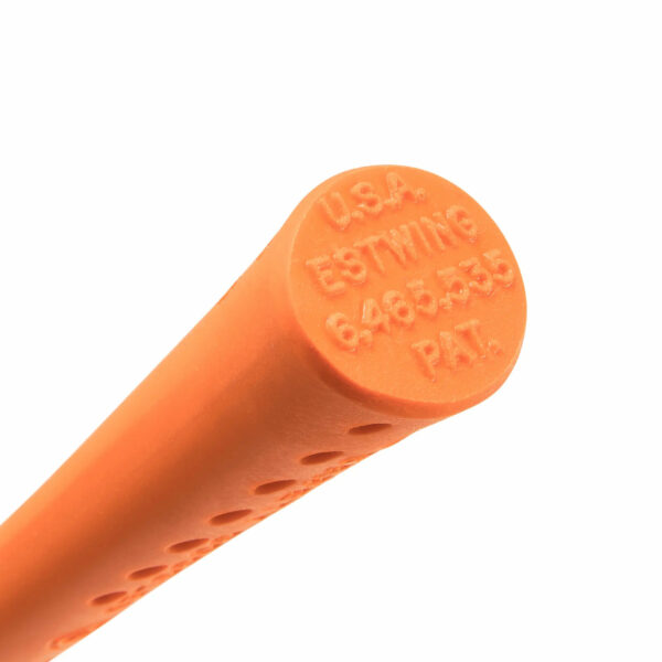 Rock Pick Orange Handle - 22 oz Geology Hammer with Pointed Tip & Shock Reduction Grip - Estwing - EO-22P - Image 2