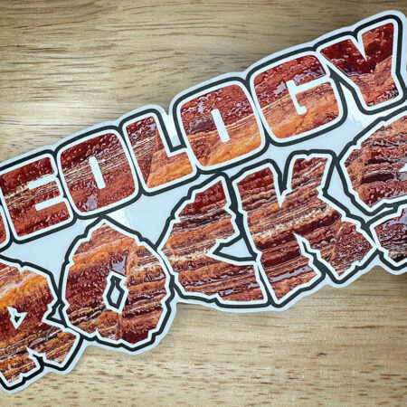 Geology Rocks Texture Spot Gloss Sticker